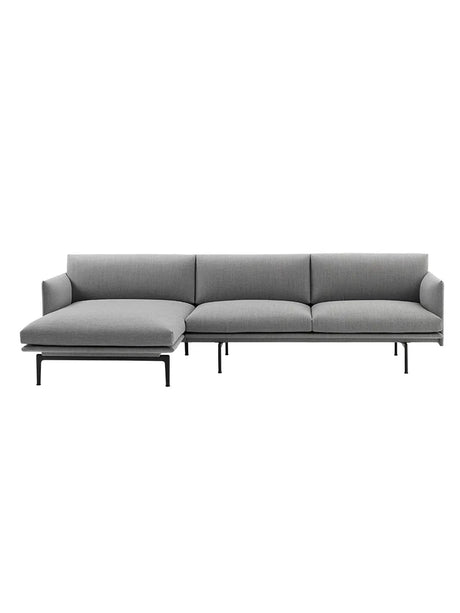 Outline Soffa / Schäslong från Muuto - Fiord 961 / Schäslong, vänster - Jacobsen Plus