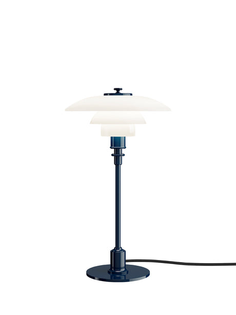 PH 2/1 Bordslampa, glansig djupblå från Louis Poulsen - Jacobsen Plus