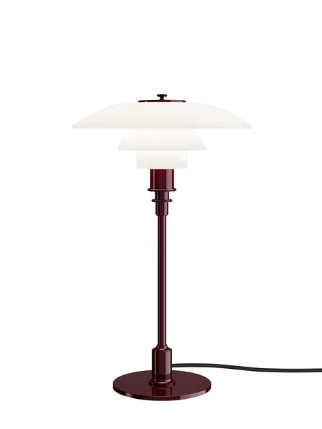 PH 3/2 Bordslampa, Glansig vinröd från Louis Poulsen - Jacobsen Plus