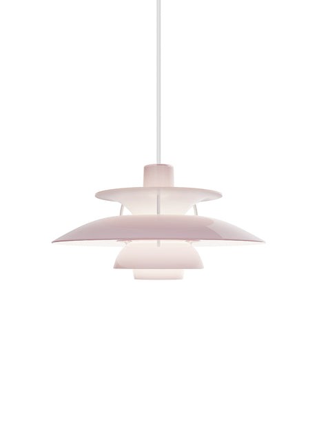 PH 5 Ø320 Opal Pale Rose Pendel av Poul Henningsen - Jacobsen Plus