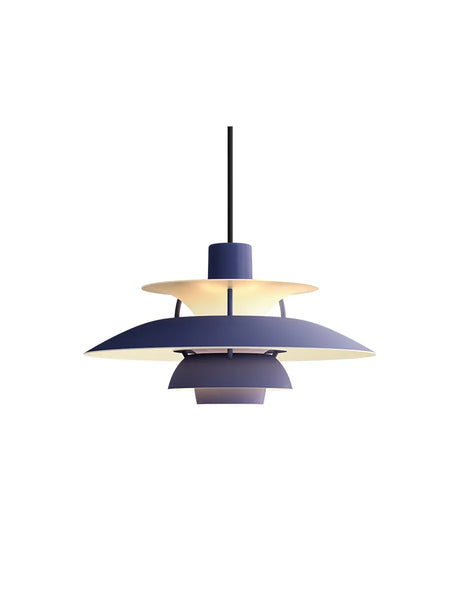 PH 5 Mini Pendellampa, Monochrome Dusty Indigo av Poul Henningsen - Jacobsen Plus
