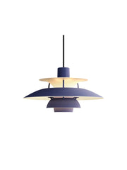PH 5 Mini Pendellampa, Monochrome Dusty Indigo av Poul Henningsen