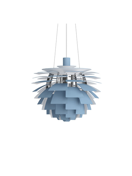 PH Artichoke Dammblå/Krom från Louis Poulsen - Ø 480 mm - Jacobsen Plus