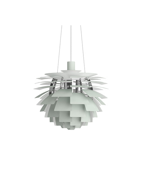 PH Artichoke Dusty Green/Chrome från Louis Poulsen - Ø 480 mm - Jacobsen Plus