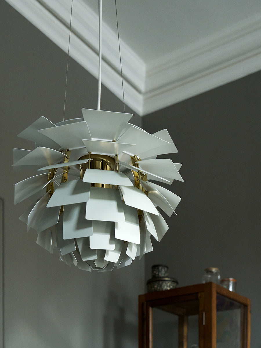 PH Artichoke Dammig grön/mässing från Louis Poulsen - 7 - Jacobsen Plus