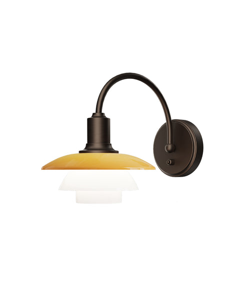 PH 2/2 Vägglampa Centenary Edition, utan sladd och med kontakt från Louis Poulsen - Jacobsen Plus