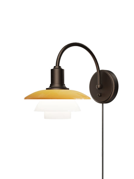 PH 2/2 Vägglampa Centenary Edition, med sladd och kontakt från Louis Poulsen - Jacobsen Plus