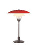 PH 3½-2½ Bordslampa, röd av Poul Henningsen