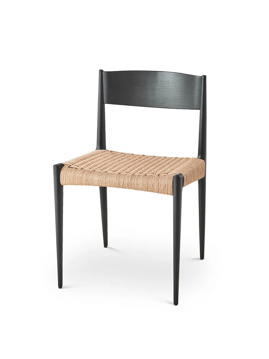 Pia Chair från DK3 - Sortlakeret eg - Jacobsen Plus
