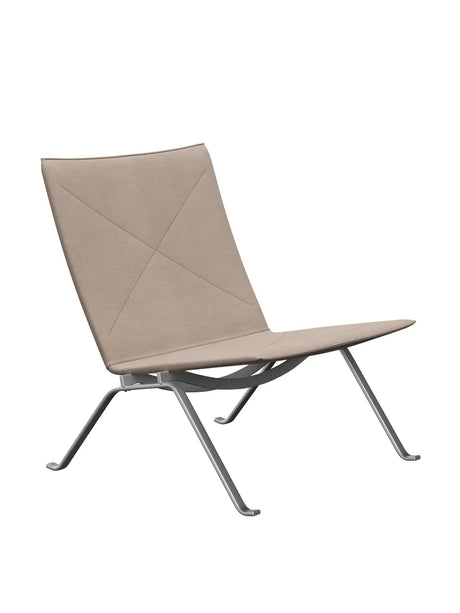 PK22 Loungestol, canvas-tyg av Poul Kjærholm - Black - Jacobsen Plus