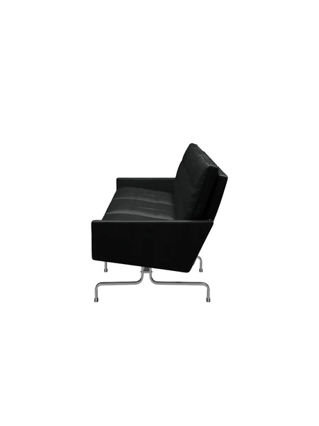 PK31/3 3 pers. Soffa av Poul Kjærholm - Aura læder / Cognac - Jacobsen Plus