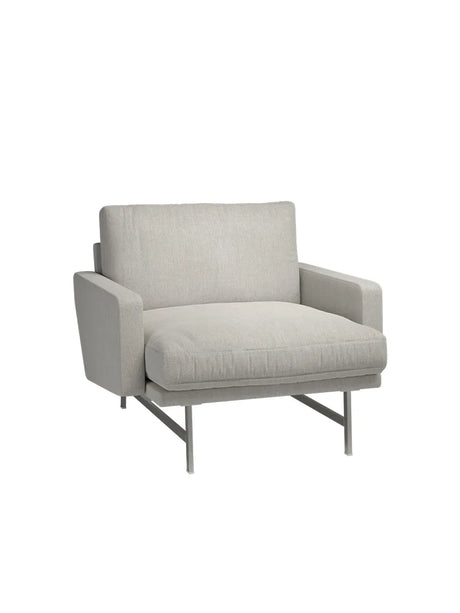 Lissoni PL111S Loungefåtölj, Clay 012 från Fritz Hansen - Jacobsen Plus