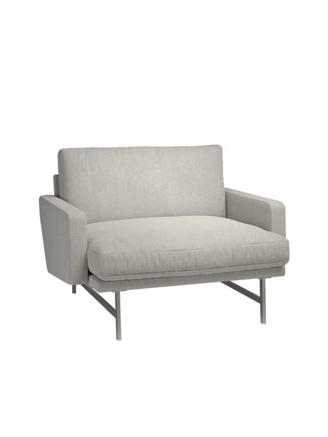 Lissoni PL111 Loungefåtölj, Lera 012 från Fritz Hansen - Jacobsen Plus