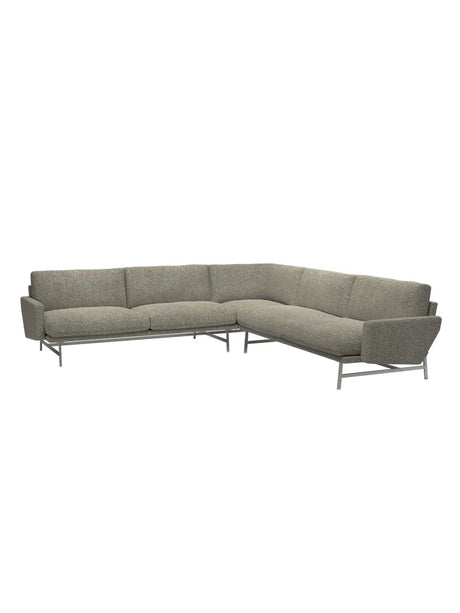 Lissoni PL115 Hörnsoffa, Moss 015 från Fritz Hansen - Jacobsen Plus