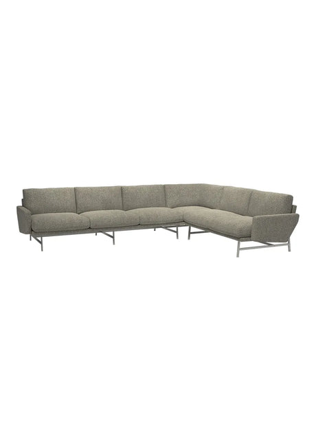 Lissoni PL117S Hörnsoffa, Moss 015 från Fritz Hansen - Jacobsen Plus