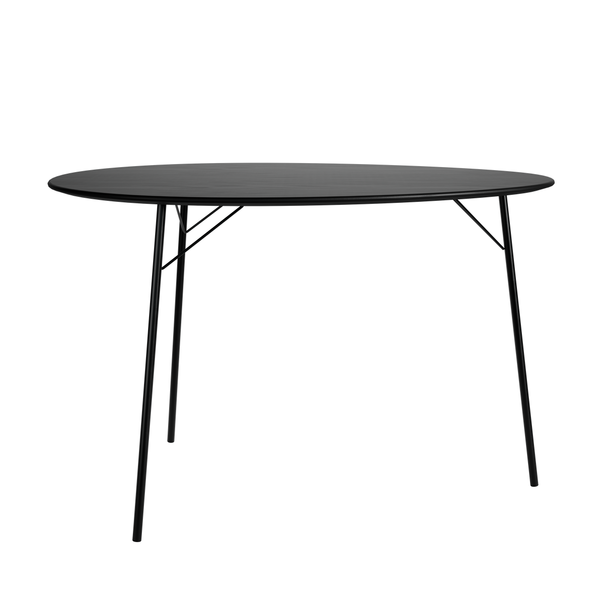 FH3603 Äggbordet, Special Edition i svart ask, svart stativ av Arne Jacobsen - 1 - Jacobsen Plus