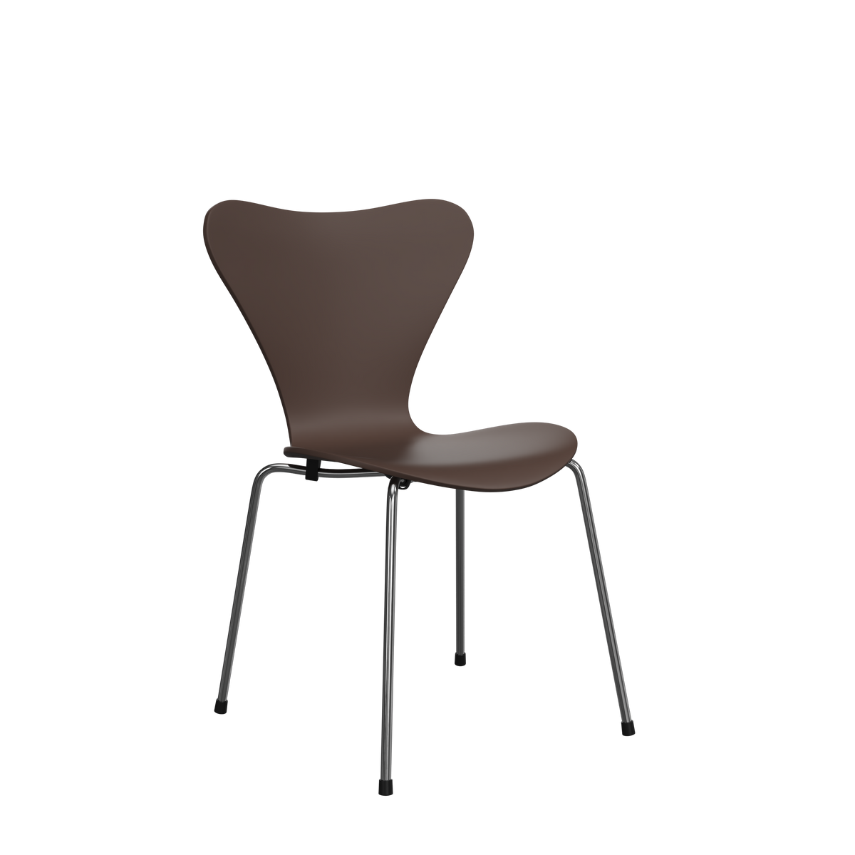 3107 Serie 7 Stol - Verner Panton 100 från Fritz Hansen - Brown - Jacobsen Plus