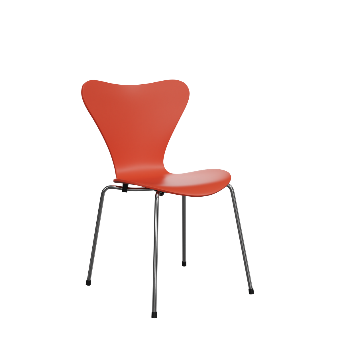 3107 Serie 7 Stol - Verner Panton 100 från Fritz Hansen - Orange - Jacobsen Plus