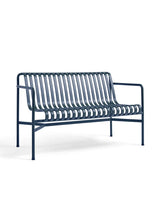 Palissade Dining Bench Armstöd, Djupblå från Hay - 1 - Jacobsen Plus