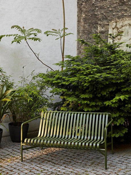 Palissade Dining Bench med armstöd, antracit från Hay - 4 - Jacobsen Plus