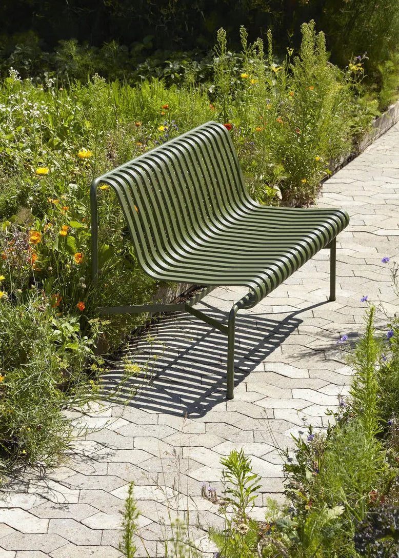 Palissade Dining Bench utan armstöd, oliv från Hay - 2 - Jacobsen Plus