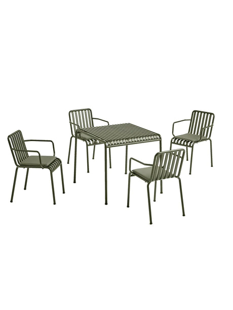 Palissade set, 4 armstolar och bord i oliv från HAY - 1 - Jacobsen Plus