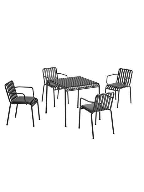 Palissade set, 4 armstolar och bord i antracit från HAY - 1 - Jacobsen Plus