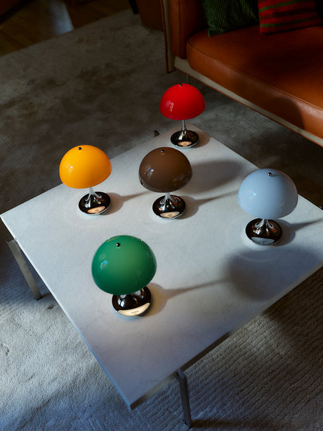 Panthella 160 Bärbar, The Originals av Verner Panton - Original Opal Red - Jacobsen Plus