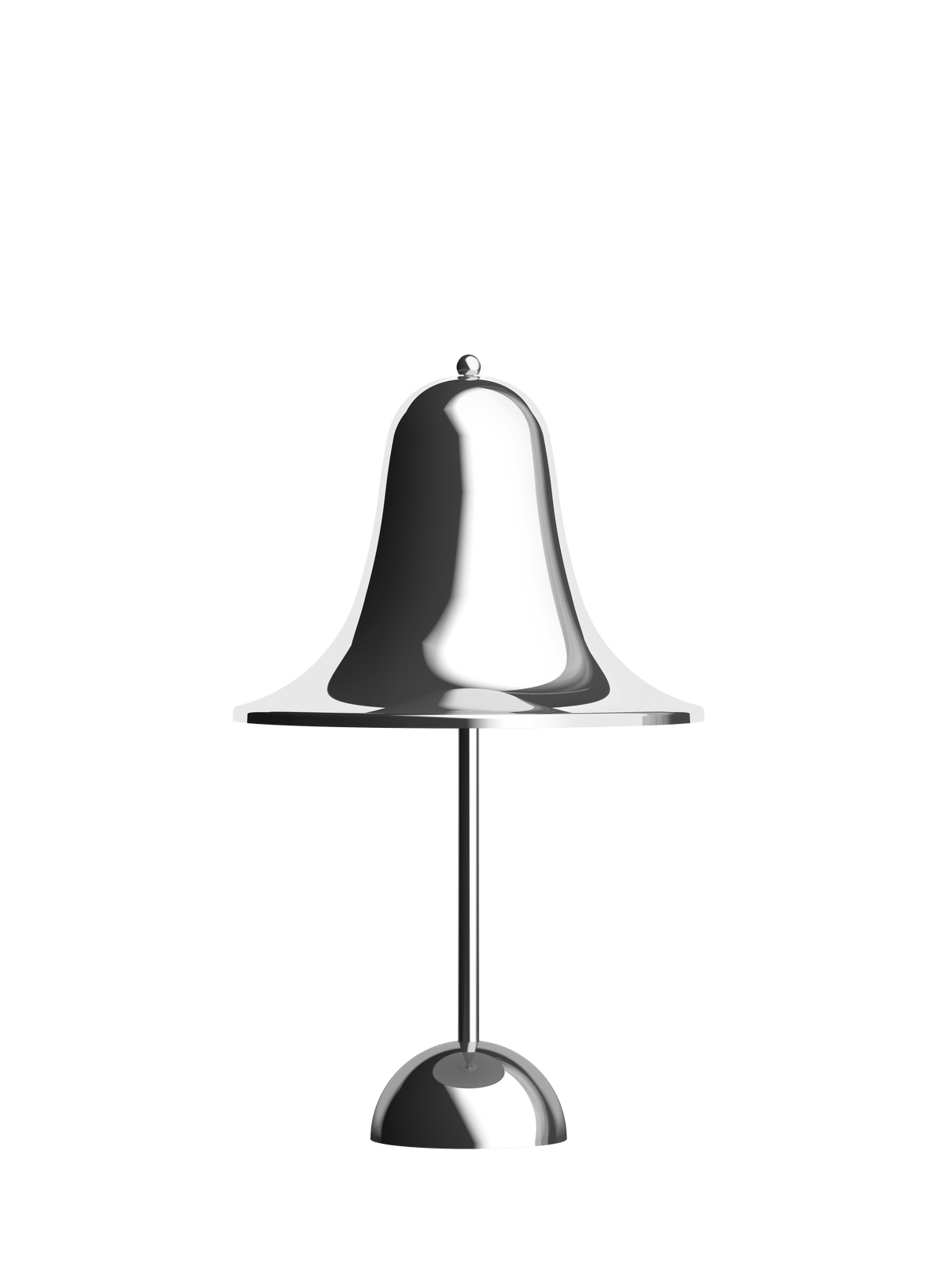 Pantop portabel bordslampa, Ø18 av Verner Panton - Chrome - Jacobsen Plus
