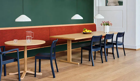 Pastis bord, Ø90 cm från Hay - Vandbaseret lakeret eg - Jacobsen Plus