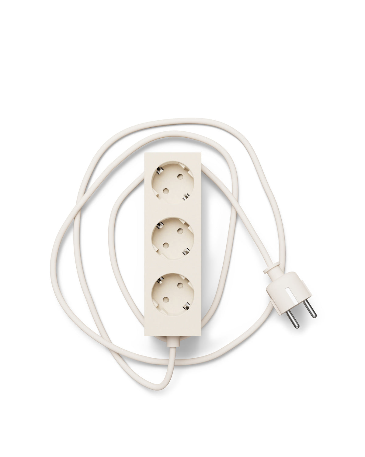 Pedestal - Power bar, Grenuttag med 3 uttag, 5 m sladd - Pearl - Jacobsen Plus