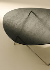 Pedrera soffbord, rökfärgat strukturerat Glas från GUBI - 1 - Jacobsen Plus