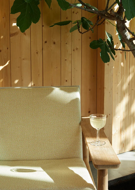 Skagerak Dyna till Pelagus Loungestol från Fritz Hansen - Honey Yellow - Jacobsen Plus