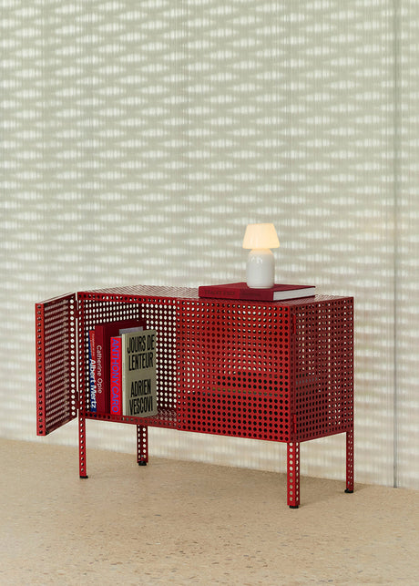 Golv till Perforated Cabinet, liten från Hay - Wine red - Jacobsen Plus