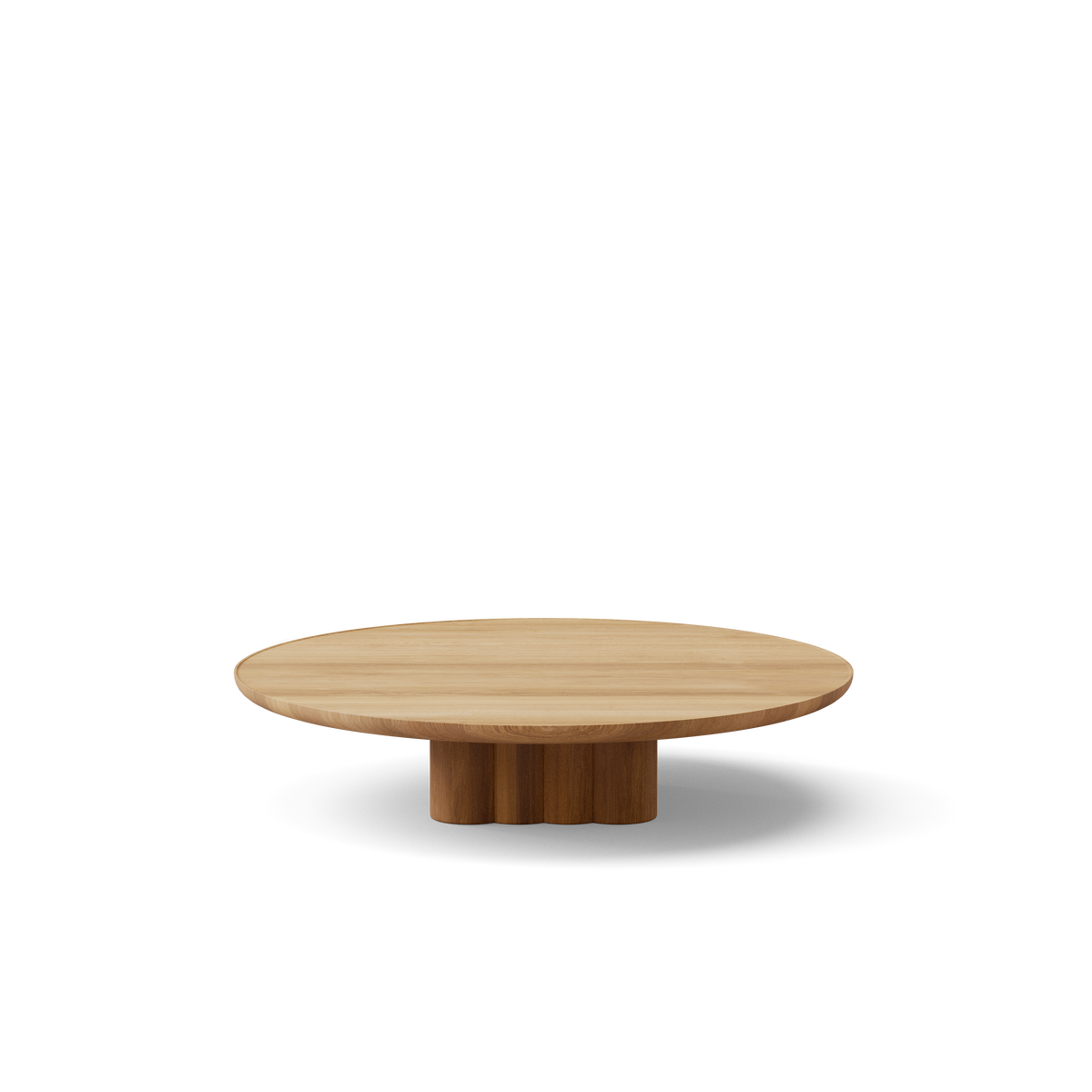 Plush soffbord från DK3 - Ø110 x H23 cm - olieret eg - Jacobsen Plus
