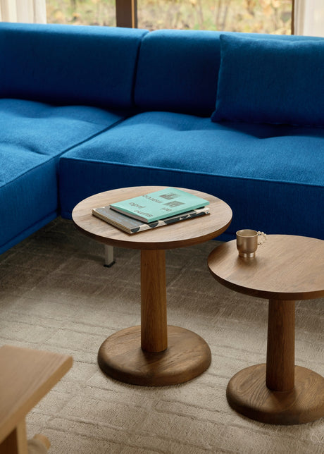 Delphi 450A, 3-personers soffa med pall från Fredericia Furniture - Keiga 0132 / borstad aluminium - Jacobsen Plus