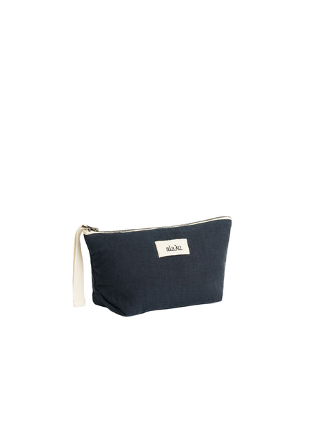 Pouch Linen Mini från Aiayu - Navy - Jacobsen Plus