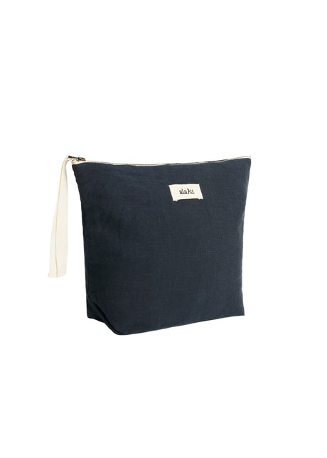 Pouch Linen från Aiayu - Navy - Jacobsen Plus