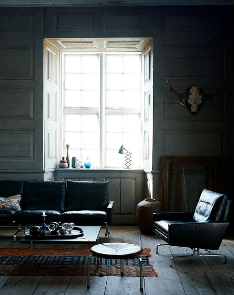 PK31 Loungestol av Poul Kjærholm - Aura læder / Cognac - Jacobsen Plus