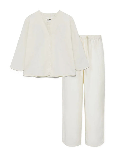 Pyjamas Poplin, pure ecru från Aiayu - XS - Jacobsen Plus
