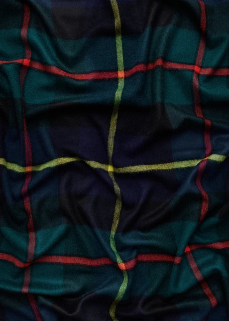 Queen-filt - skotskt grönt tartan från Magniberg - 2 - Jacobsen Plus