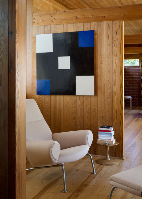 Queen Chair inkl. pall i Vidar Duo 248 med keder i Vegeta läder av Hans J. Wegner - 2 - Jacobsen Plus