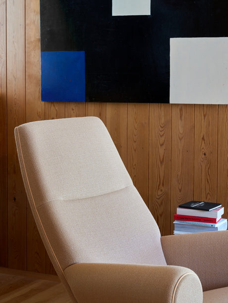 Queen Chair inkl. pall i Vidar Duo 248 med keder i Vegeta läder av Hans J. Wegner - 3 - Jacobsen Plus