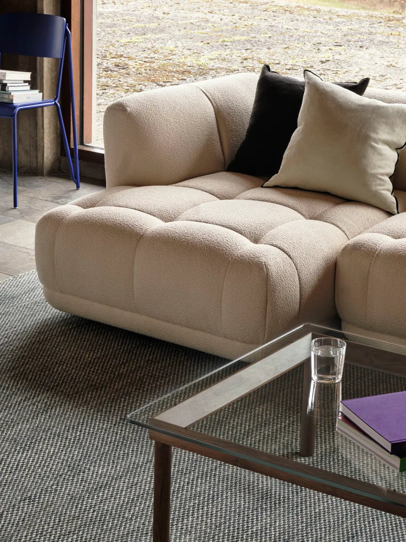 Quilton 2,5 pers. Soffa, Flamiber Cream A5, höger från HAY - 3 - Jacobsen Plus