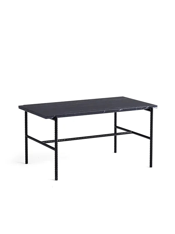 Rebar soffbord från Hay - Black / Black Marble - Jacobsen Plus