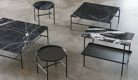 Rebar Soffbord L80 från Hay - Black / Black Marble - Jacobsen Plus