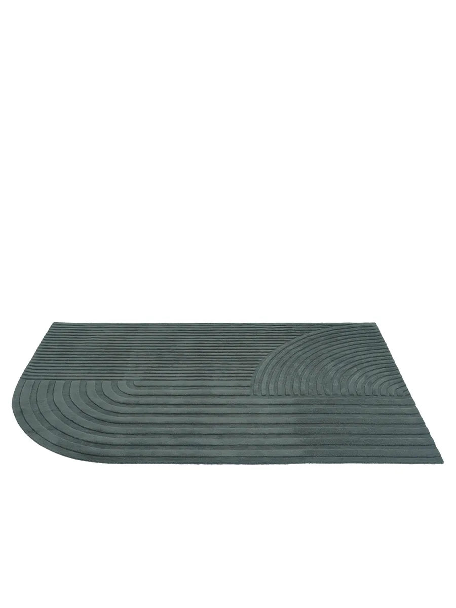 Relevo-matta, 200 x 300 cm från Muuto - Dark green - Jacobsen Plus