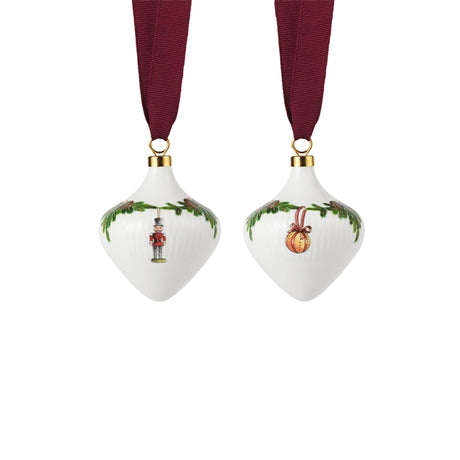 Stjärnriflade julornament 2 st. från Royal Copenhagen - 2 - Jacobsen Plus