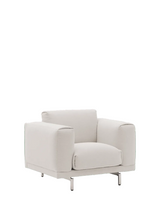 Muuto - Rest Loungefåtölj - Acca 121 - Krom stel - Jacobsen Plus