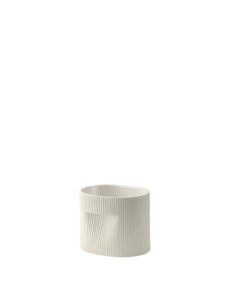 Ridge-kruka, offwhite från Muuto - H 13 cm - Jacobsen Plus